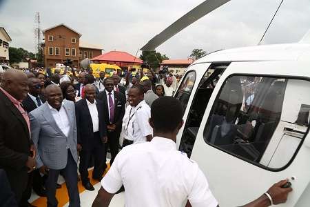 Ambode medical emergency helicopter 2